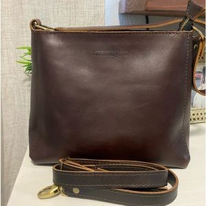 Portland leather goods, triangle bag.